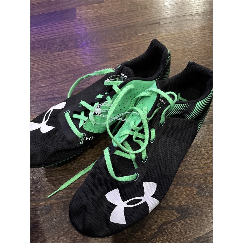 Men Under Armour Sz 13 UA Kick Distance with Spikes 1273940-003 Racing